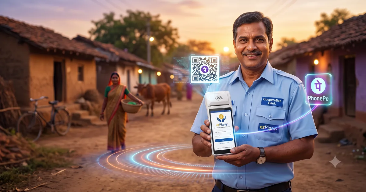 ezPigmy Partners with PhonePe to Power Dynamic QR UPI Collection on Field Devices